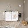 Commode Seaside Blanc 6 tiroirs- Oliver Furniture - Petit Toi