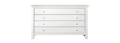 Commode Seaside Blanc 4 tiroirs - Oliver Furniture - Petit Toi