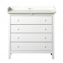 Commode Seaside Blanc 4 tiroirs - Oliver Furniture - Petit Toi