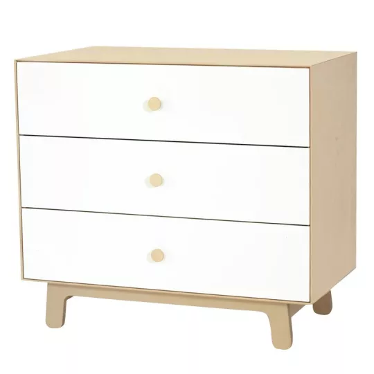 Commode Merlin – Bouleau – 3 tiroirs