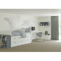 Block Bed 2 + Drawers