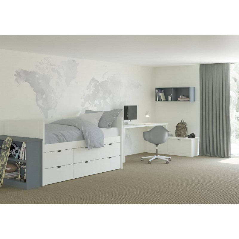 Block Bed 2 + Drawers Muba Design - Petit Toi Block Bed 2 + Drawers Muba Design - Petit Toi