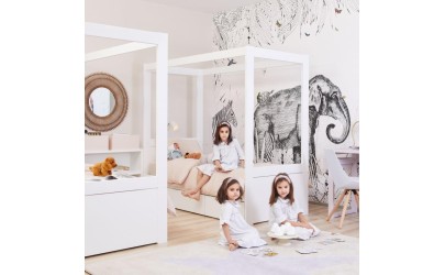Modular and customizable single children's bed – MUBA