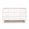Commode Merlin – Bouleau – 6 tiroirs