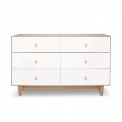 Commode Merlin – Bouleau – 6 tiroirs