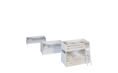 Bunk Bed+ Storage Steps Muba Design - Petit Toi