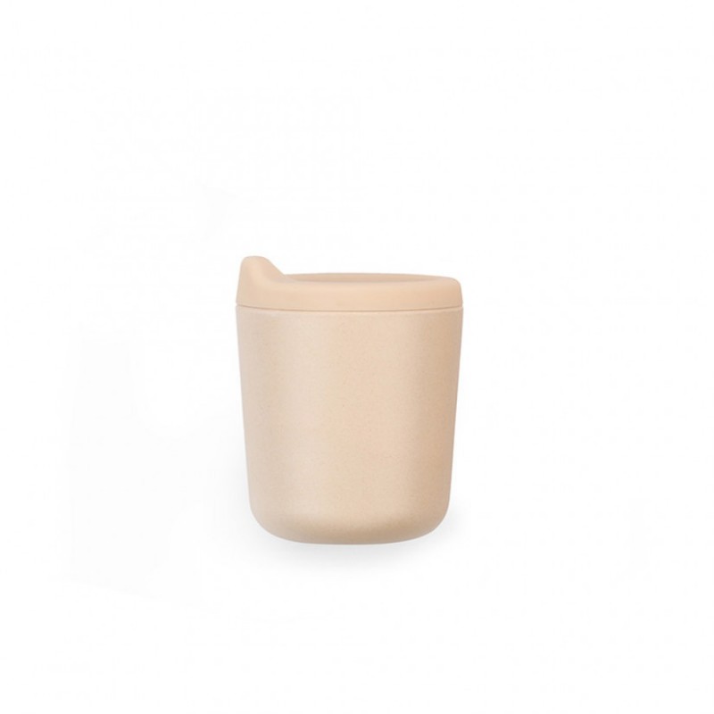 Tasse d'apprentissage bébé rose poudré Ekobo Petit-Toi