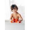 Jouet de bain pour bébé et enfant - Bouée canard rouge - Petit Toi Lausanne