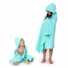 Kids hooded towel midnight blue Ekobo Petit-Toi