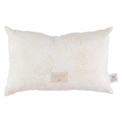Cushion Laurel - Gold Bubble - White