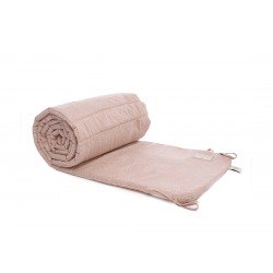 Tour de lit – Nest – Bulles blanches - Vieux rose