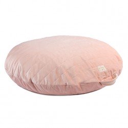 Velvet Floor Cushion - Sahara - Bloom Pink