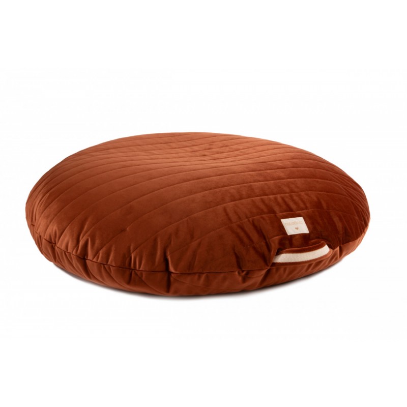 Coussin de sol velours - Sahara - Brun sauvage