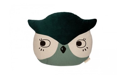 coussin-hibou-vert-eden-nobodinoz-petit-toi-lausanne