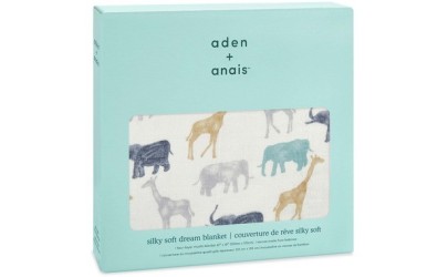 Dream Blanket Elephants & Giraffes Aden & Anais Petit-Toi