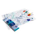 Coloring placemat set Barrier Reef Coral - Petit Toi - Lausanne
