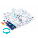 Coloring placemat set Barrier Reef Coral - Petit Toi - Lausanne