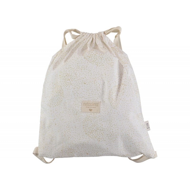 Sac à dos koala bulles dorées blanc Nobodinoz Petit-Toi Sac à dos koala bulles dorées blanc Nobodinoz Petit-Toi