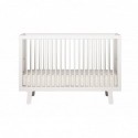 Lit de bébé Sparrow – Blanc
