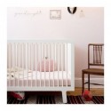 Lit de bébé Sparrow – Blanc
