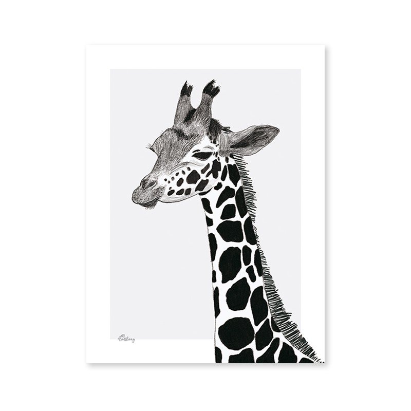 Affiche Girafe Lilipinso Petit-Toi