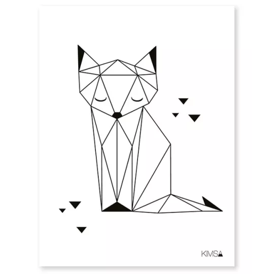 Poster fox Lilipinso Petit-Toi