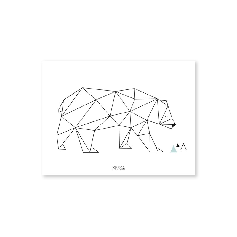Poster bear Lilipinso Petit-Toi