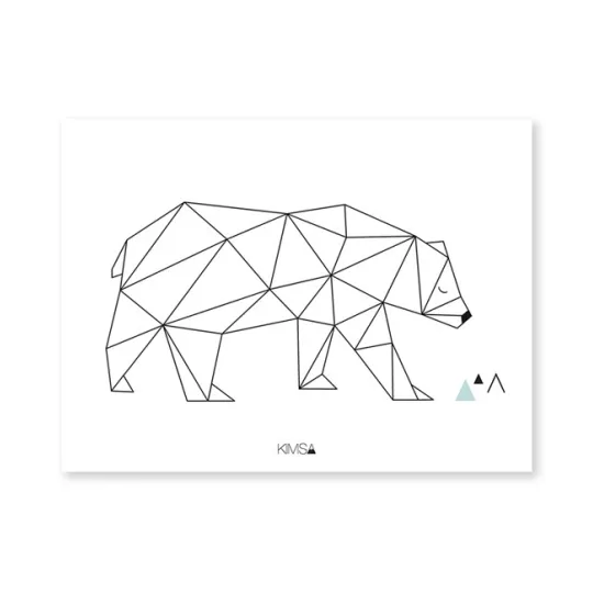 Poster bear Lilipinso Petit-Toi