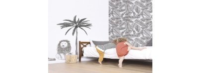 Stickers XL artbre et lion Lilipinso Petit-toi