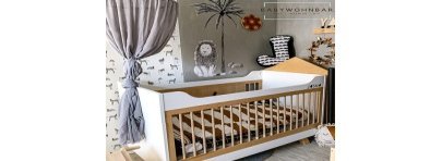 Stickers XL artbre et lion Lilipinso Petit-toi