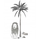 XL stickers tree and lion Lilipinso Petit-Toi