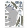 Stickers sheet rhinoceros Lilipinso Petit-Toi