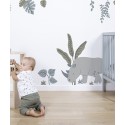 Planche de sticker rhinocéros Lilipinso Petit-toi