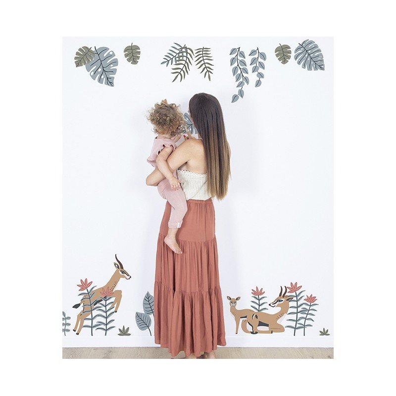 Stickers sheet foliage Lilipinso Petit-Toi