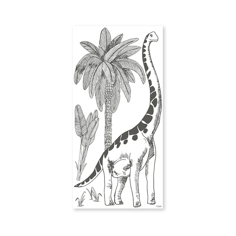 XL stickers sheet dinosaur and palm Lilipinso Petit-Toi XL stickers sheet dinosaur and palm Lilipinso Petit-Toi