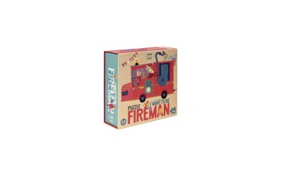 Jigsaw puzzle I would like to be a firefighter - Londji - Petit Toi