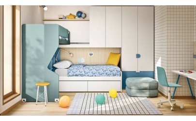 Armoire modulable portes battantes – Nidi by Battistella – Petit Toi