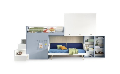 Loft Bed Linear - Nidi by Battistella - Petit Toi