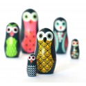 Matryoshka Pocket owls- OMM design - Petit Toi