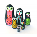 Matryoshka Pocket owls- OMM design - Petit Toi