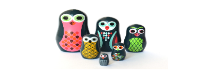 Matryoshka Hiboux - OMM design - Petit Toi