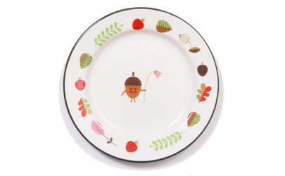 Acorn Enamel Plate - OMM Design - Petit Toi
