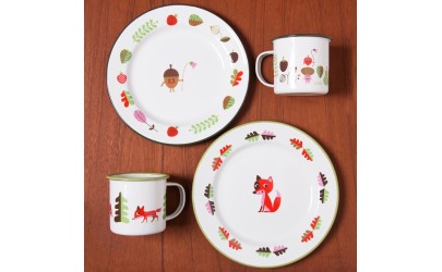 Acorn Enamel Plate - OMM Design - Petit Toi
