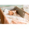 Cot bumper nest honey comb Laurel Green Nobodinoz Petit-Toi