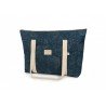 Maternity Bag Paris Gold Bubble Night Blue Nobodinoz Petit-Toi