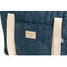Sac à langer Paris bulles dorées bleu nuit Nobodinoz Petit-Toi