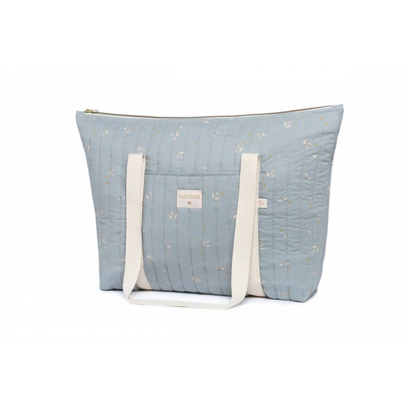 Maternity Bag Paris Willow Soft Blue Nobodinoz Petit-Toi