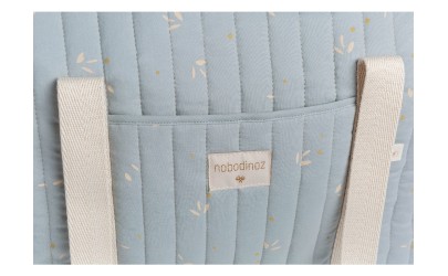 Maternity Bag Paris Willow Soft Blue Nobodinoz Petit-Toi