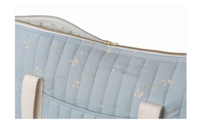 Maternity Bag Paris Willow Soft Blue Nobodinoz Petit-Toi