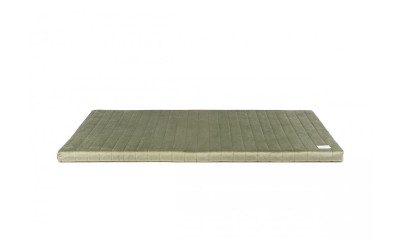 Zanzibar Velvet Mattress olive green Nobodinoz Petit-Toi